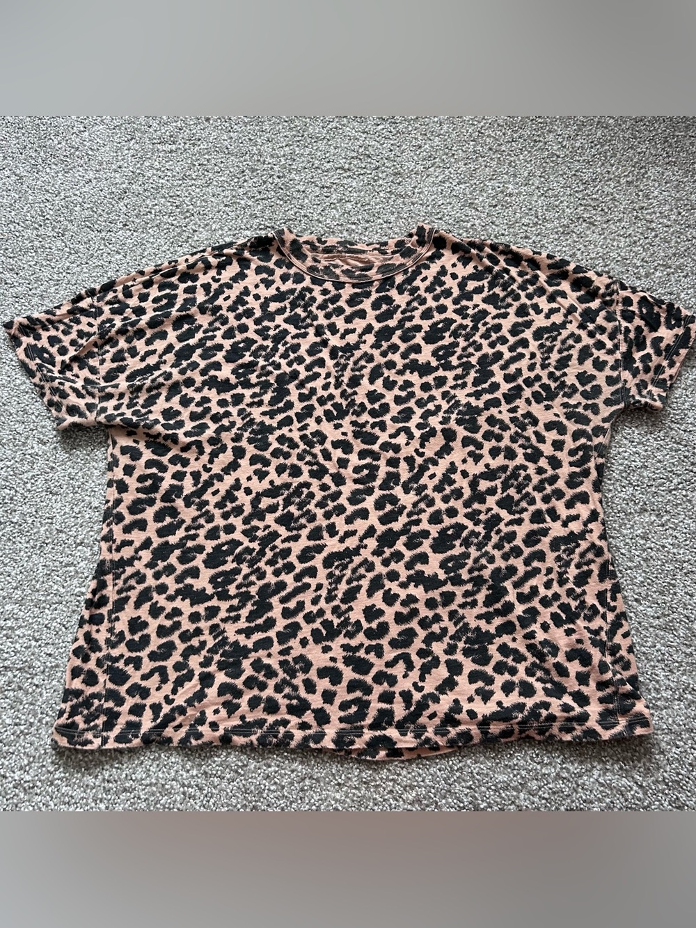 Aerie Cheetah Crewneck Tee